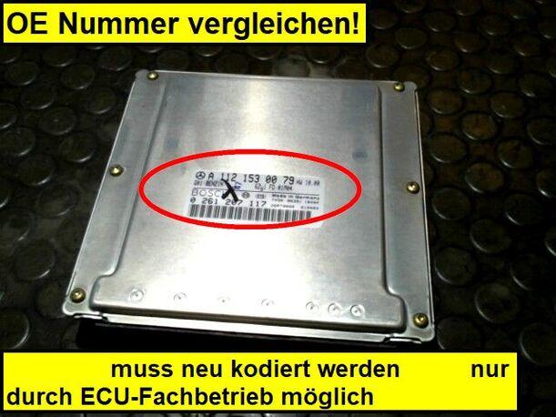 Foto: STEUERGERÄT EINSPRITZUNG eines Mercedes-Benz E 240 T