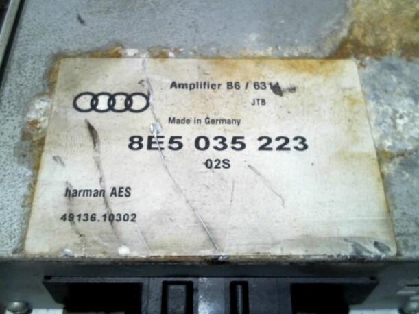 Foto: VERSTÄRKER/ENDSTUFE eines Audi A4 2.0