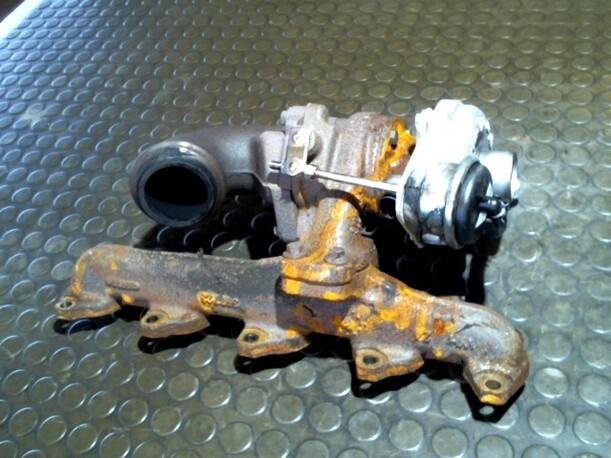 Foto: TURBOLADER eines Peugeot 206 HDi eco 70 70J 1F2