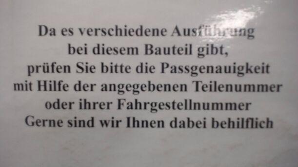 Foto: DIESELEINSPRITZDÜSE eines VW Passat Variant 1.9 TDI
