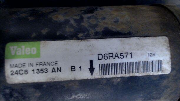 Foto: ANLASSER / STARTER VALEO eines Peugeot 306 Break Cup