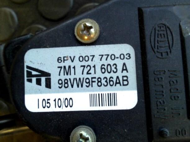 Foto: GASPEDAL eines VW Sharan 1.9 TDI