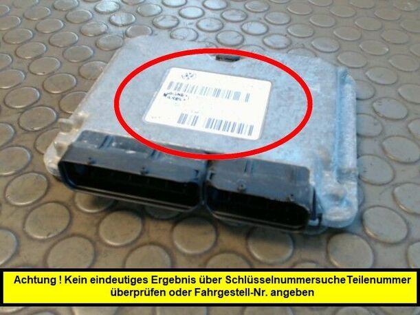 Foto: STEUERGERÄT EINSPRITZUNG eines Seat Ibiza 1.4 16V