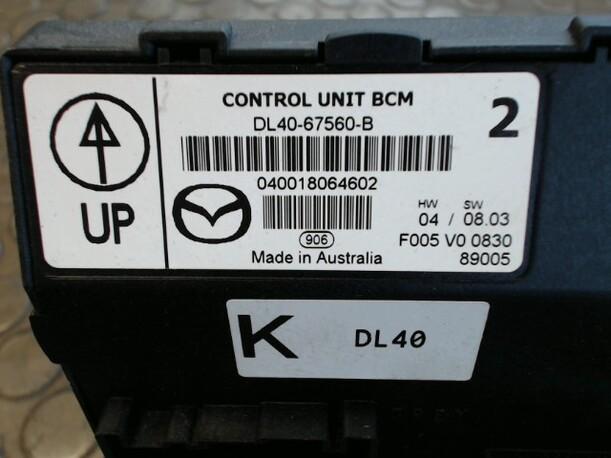 Foto: BODY CONTROL MODUL eines Mazda 2 1.3 Sport