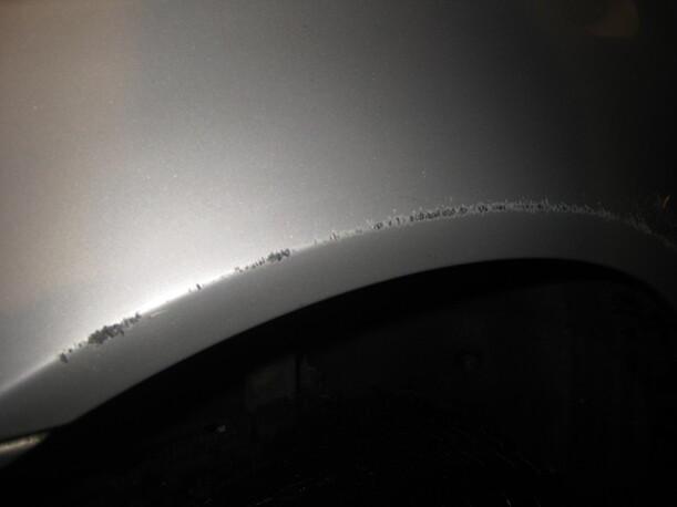 Foto: KOTFLÜGEL LINKS eines Mercedes-Benz A 140