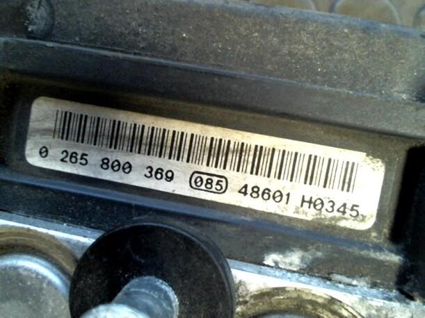 Foto: HAUPTBREMSAGGREGAT ABS eines Fiat Stilo 1.4 16V