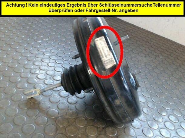 Foto: BREMSKRAFTVERSTÄRKER eines Dacia Logan MCV 1.4