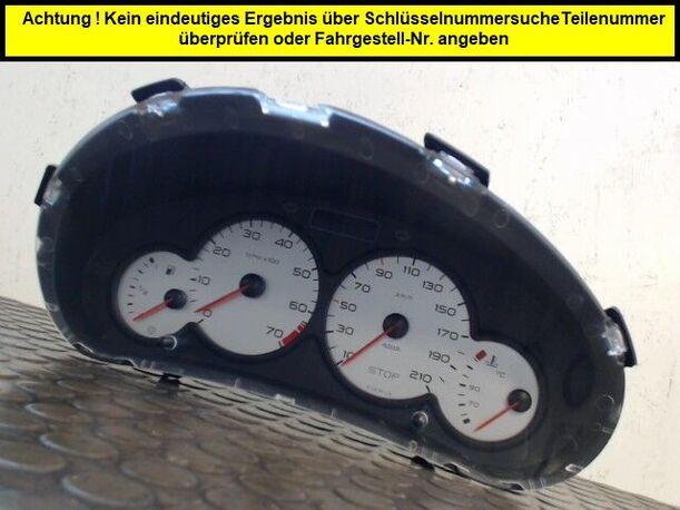 Foto: TACHOEINHEIT eines Peugeot 206 SW 75