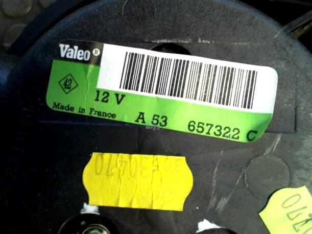 Foto: HEIZUNGSGEBLÄSE eines Renault Megane Scenic 1.6e