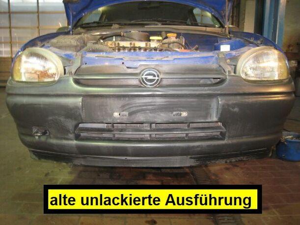 Foto: STOßFÄNGER / STOßSTANGE VORNE eines Opel Corsa Sunnyboy
