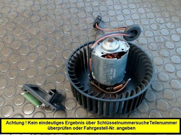 Foto: HEIZUNGSGEBLÄSE eines Ford Puma Sunnyboy