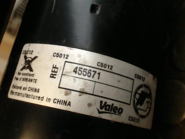 Foto: ANLASSER / STARTER VALEO eines BMW 316i Sunnyboy