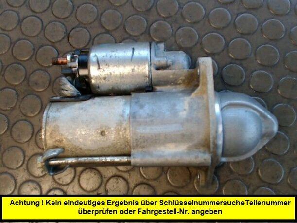 Foto: ANLASSER / STARTER eines Opel Meriva 1.6 16V Sunnyboy