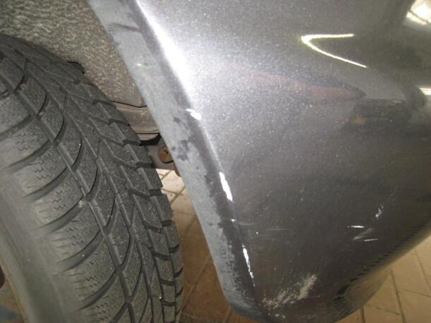 Foto: STOßSTANGE / STOSSFÄNGER HINTEN eines Mercedes-Benz A 160 Sunnyboy