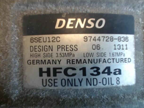 Foto: KOMPRESSOR KLIMAANLAGE eines Mercedes-Benz A 160 Sunnyboy