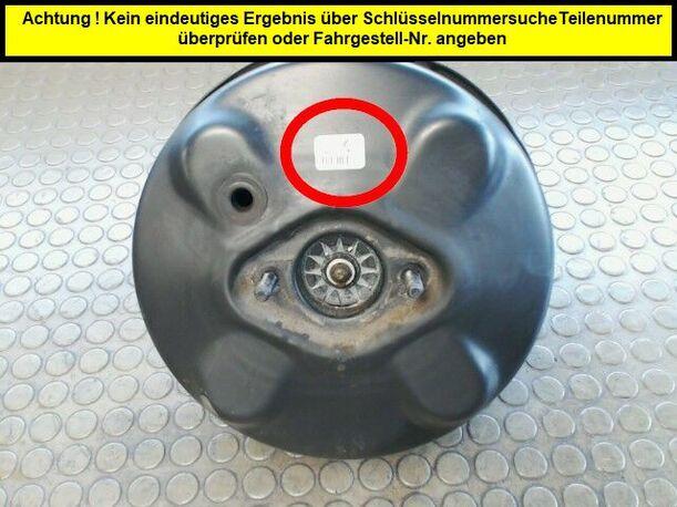 Foto: BREMSKRAFTVERSTÄRKER eines Opel Sintra 2.2 16V Sunnyboy
