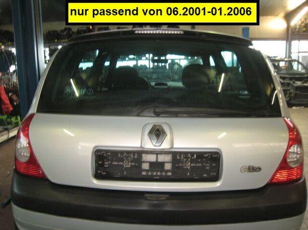 Foto: HECKKLAPPE / HECKDECKEL eines Renault Clio 1.5 dCi