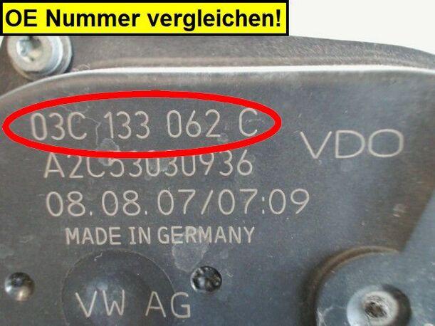 Foto: DROSSELKLAPPENSTUTZEN VDO eines Seat Ibiza 1.4 16V