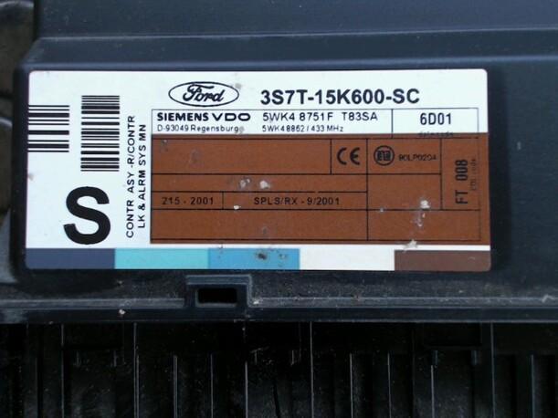 Foto: KOMFORTSTEUERGERÄT eines Ford Mondeo 2.0 Turnier TDCi DPF