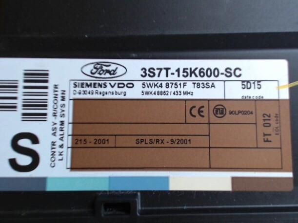Foto: KOMFORTSTEUERGERÄT eines Ford Mondeo 2.0 Turnier TDCi CD