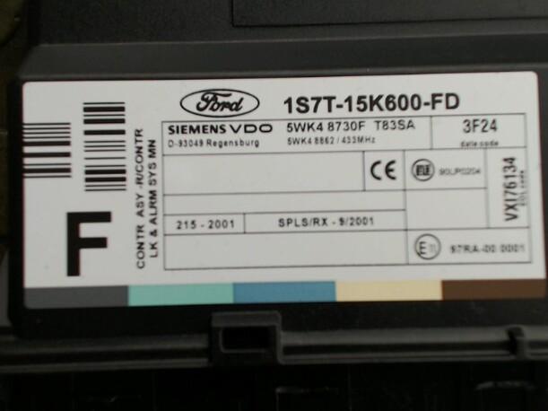 Foto: STEUERGERÄT ZV eines Ford Focus Turnier