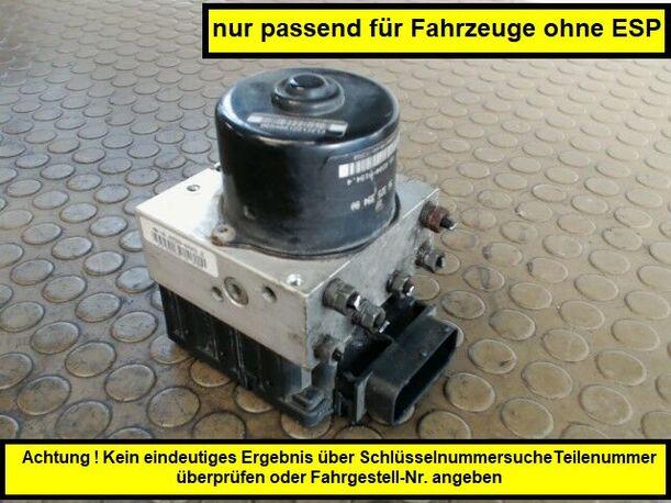 Foto: HAUPTBREMSAGGREGAT ABS eines Peugeot 206 CC 135 Sunnyboy