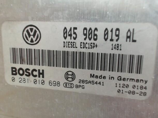 Foto: STEUERGERÄT EINSPRITZUNG eines VW Polo 1.4 TDI Sunnyboy