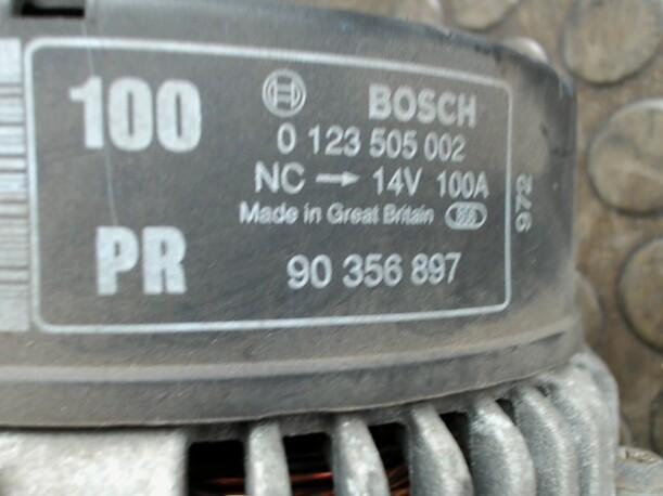 Foto: LICHTMASCHINE BOSCH eines Opel Omega Caravan 2.2 16 V Sunnyboy
