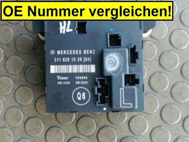 Foto: TÜRSTEUERGERÄT HINTEN LINKS eines Mercedes-Benz E 220 CDI CD