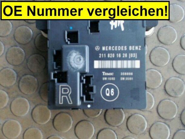 Foto: TÜRSTEUERGERÄT HINTEN RECHTS eines Mercedes-Benz E 220 CDI CD