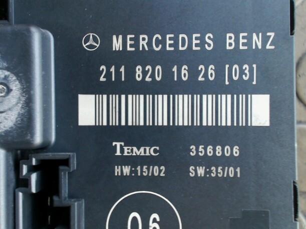 Foto: TÜRSTEUERGERÄT HINTEN RECHTS eines Mercedes-Benz E 220 CDI CD