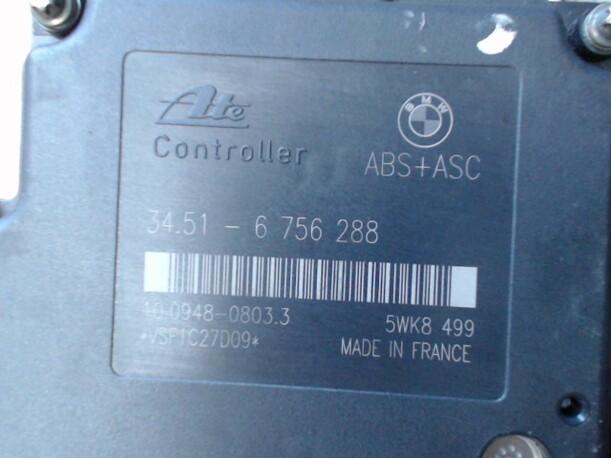Foto: HAUPTBREMSAGGREGAT ABS eines BMW 318i GL