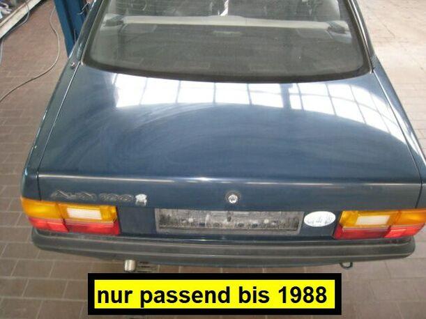 Foto: HECKDECKEL / HECKKLAPPE eines Audi 100 CD