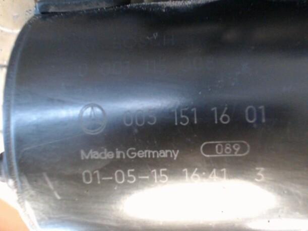 Foto: ANLASSER / STARTER  BOSCH eines Mercedes-Benz A 170 CDI CD