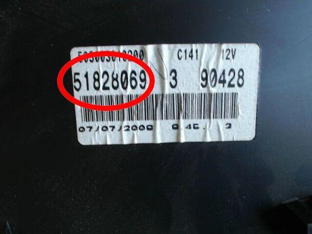 Foto: TACHOEINHEIT eines Fiat Grande Punto 1.4 8V CD