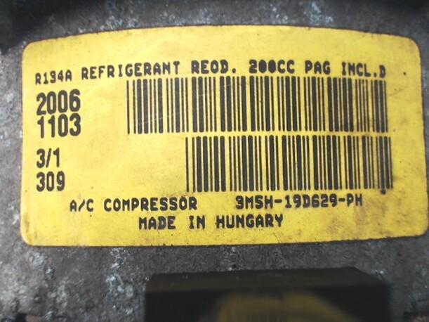 Foto: KOMPRESSOR KLIMAANLAGE eines Ford Focus 1.6 16V CD