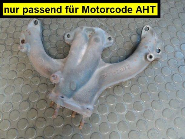 Foto: AUSPUFFKRÜMMER eines VW Lupo 1.0 GL