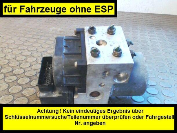 Foto: HAUPTBREMSAGGREGAT ABS eines Renault Scenic 2.0 16V