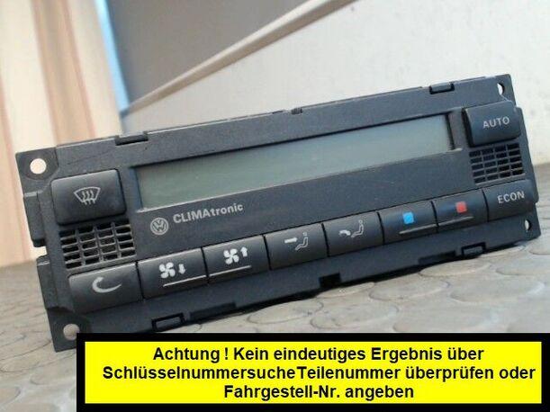 Foto: HEIZUNGSBETÄTIGUNG eines VW Golf 1.4