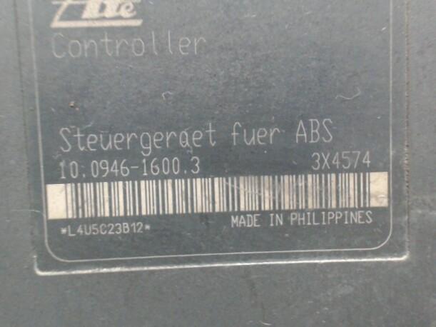 Foto: HAUPTBREMSAGGREGAT ABS eines Fiat Bravo 1.4 12V GL