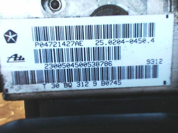 Foto: HAUPTBREMSAGGREGAT ABS eines Chrysler Voyager 2.5 TD CLX