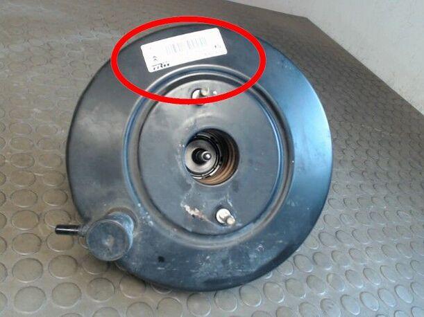Foto: BREMSKRAFTVERSTÄRKER eines Citroen C3 Pluriel 1.4