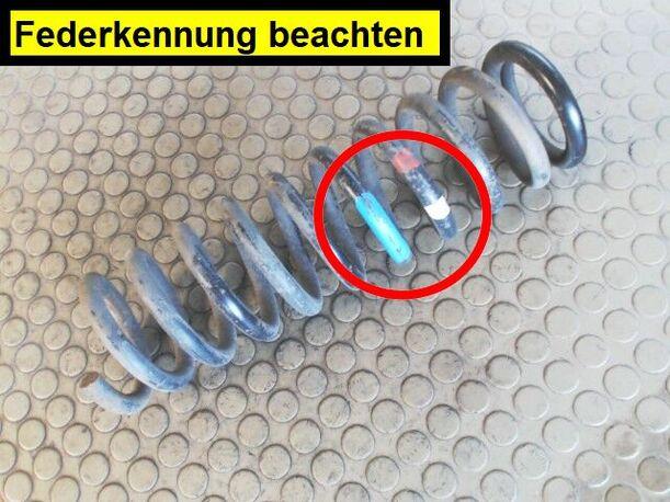 Foto: VORDERFEDER RECHTS eines Mercedes-Benz C 200 CD