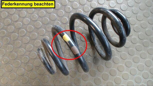 Foto: HINTERFEDER LINKS eines Audi A6 Avant 2.4 EX