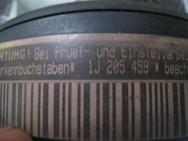 Foto: MOTOR 1J eines Volvo S80 2.5 D