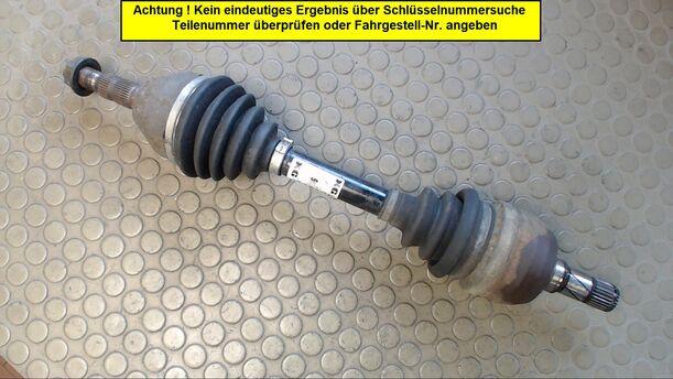 Foto: ANTRIEBSWELLE LINKS eines Opel Zafira 1.9 CDTI GT