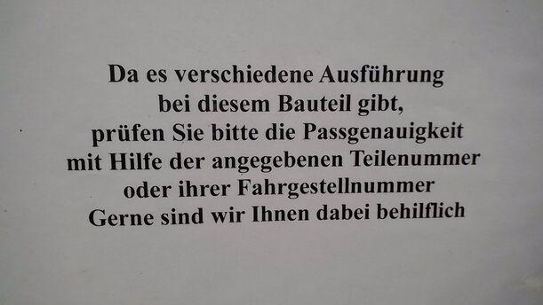 Foto: ANTRIEBSWELLE LINKS eines Opel Zafira 1.9 CDTI GT