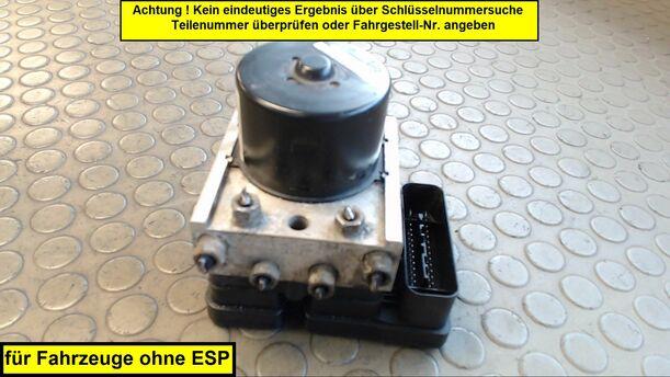 Foto: HAUPTBREMSAGGREGAT ABS eines Opel Zafira 1.9 CDTI