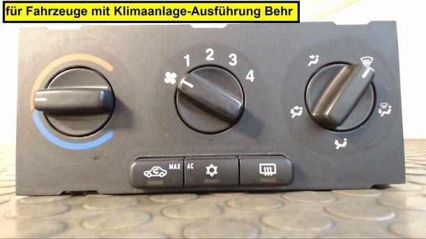 Foto: HEIZUNGSBETÄTIGUNG eines Opel Zafira 1.8 GL