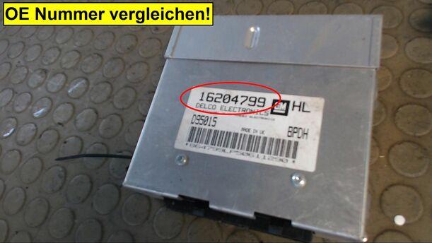 Foto: STEUERGERÄT EINSPRITZUNG eines Opel Astra Season